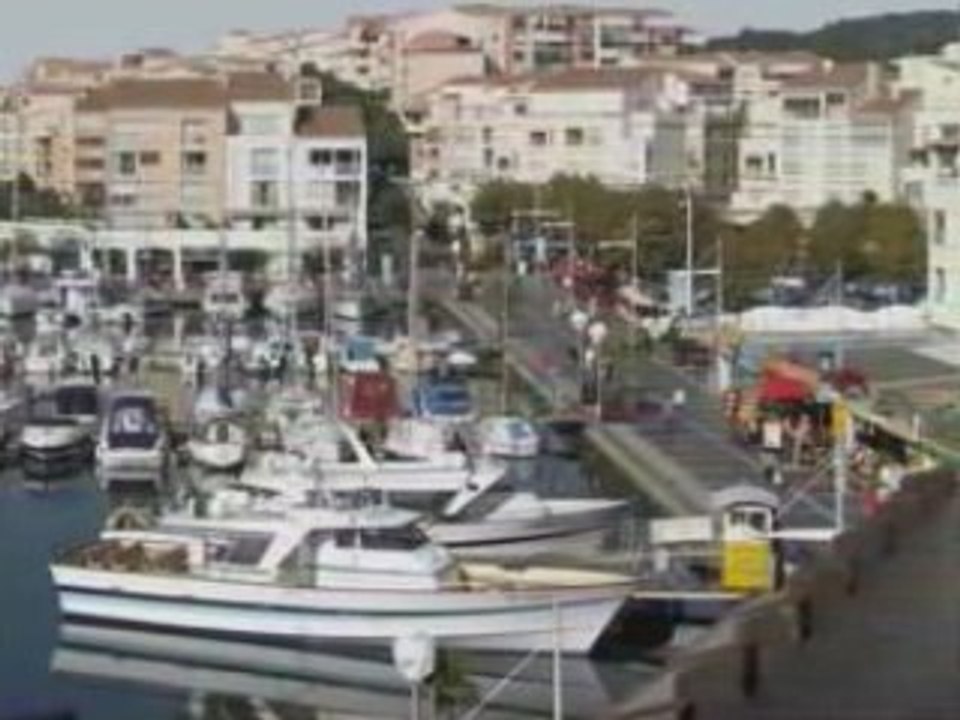 Vue de mon balcon - Le port du Cap d'Agde