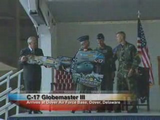C-17 Globemaster III arrives at Dover AFB