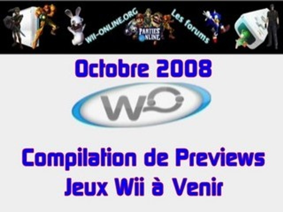 Compil Preview Wii Octobre 2008
