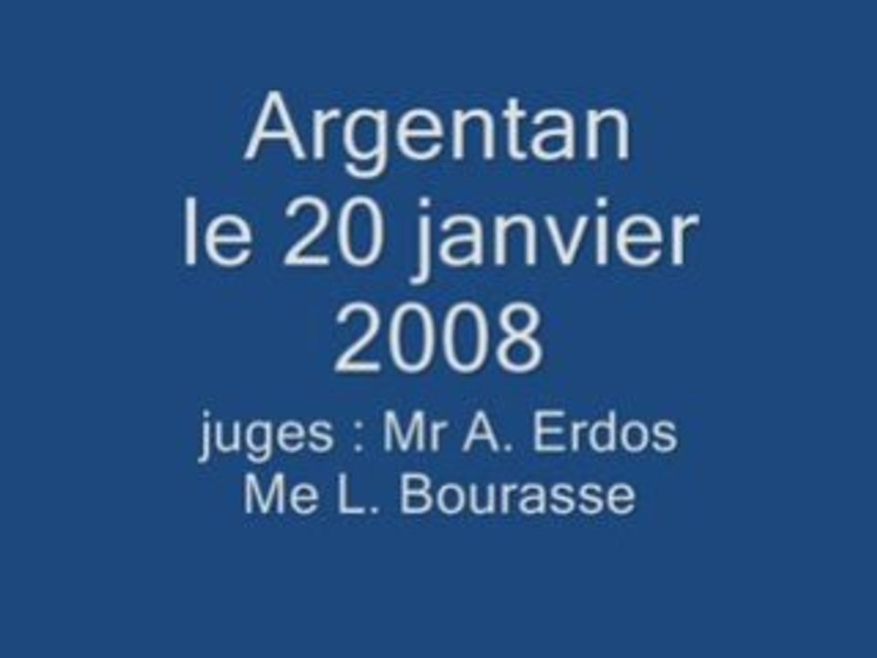 Argentan le 20 janvier 2008
