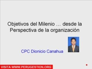 Objetivos del Milenio