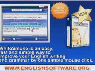 Learning English using grammar software