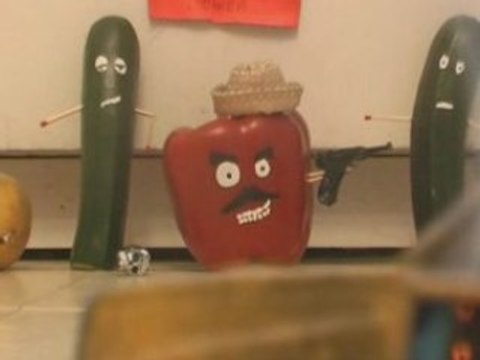 Parodie Orange Mécanique - Poivron rouge mécanique