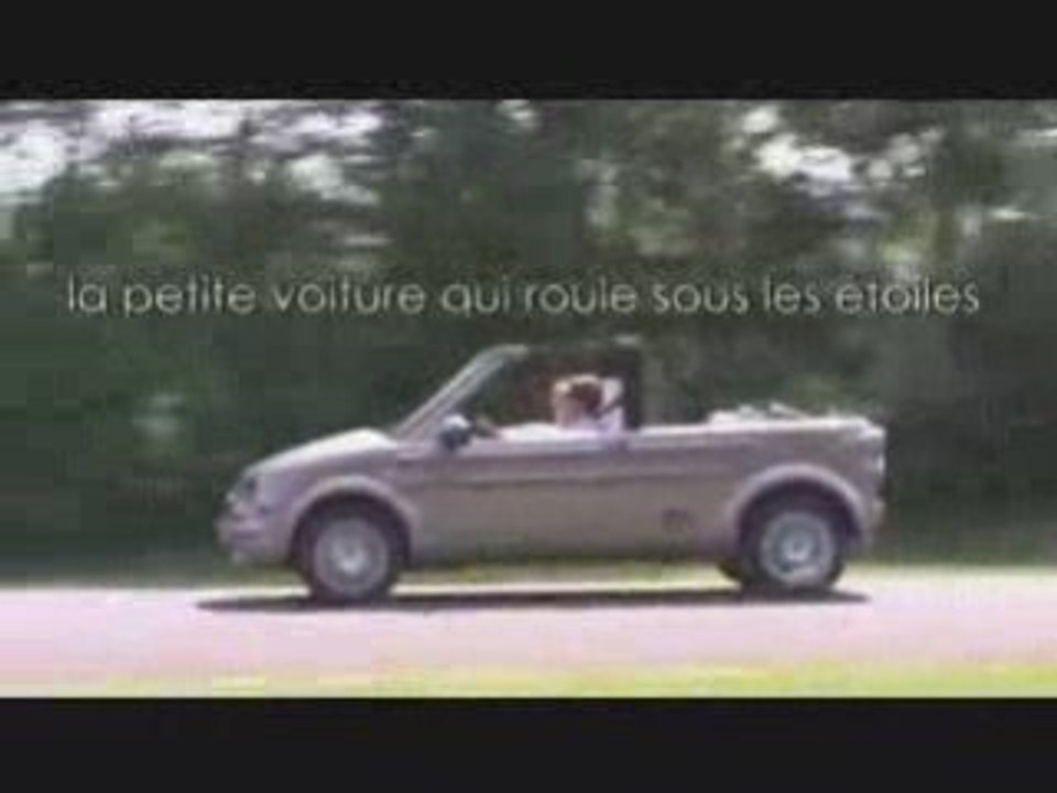 Voiture qui roule sous les étoiles: mehari 2008