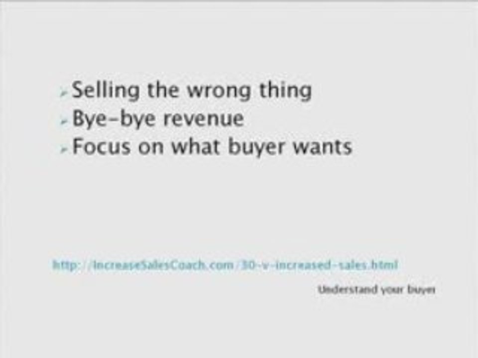 Sell Them What They Want