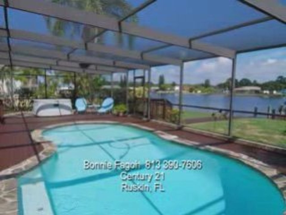 "Tampa Florida Waterfront Pool Home"