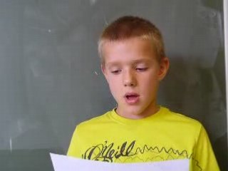 Dictée numéro 3 lue par Timothée