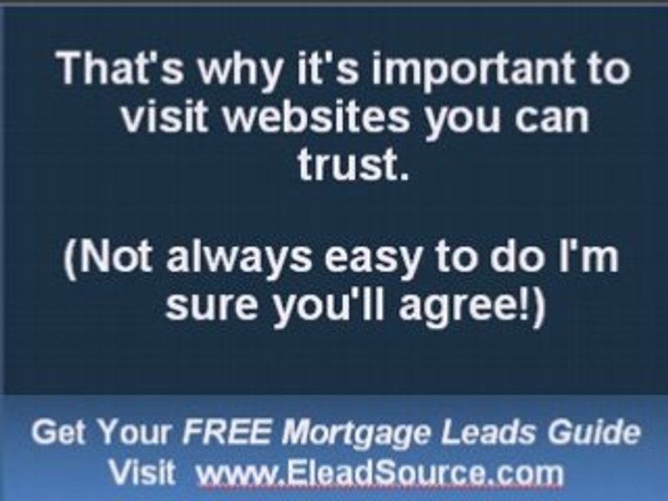 Mortgage Refinance Leads