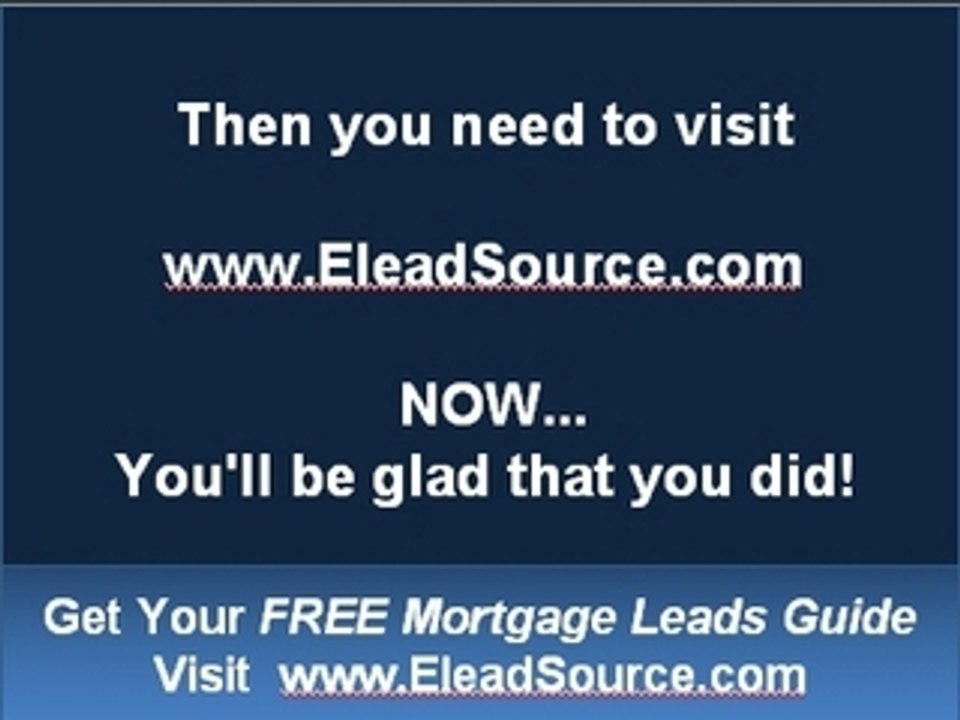 Mortgage Refinance Leads