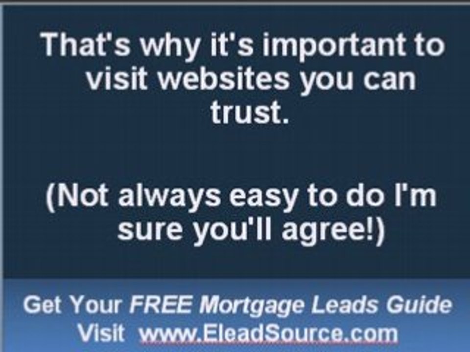 Mortgage Refinance Leads