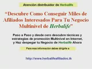 Consigue miles de afiliados para tu negocio de Herbalife