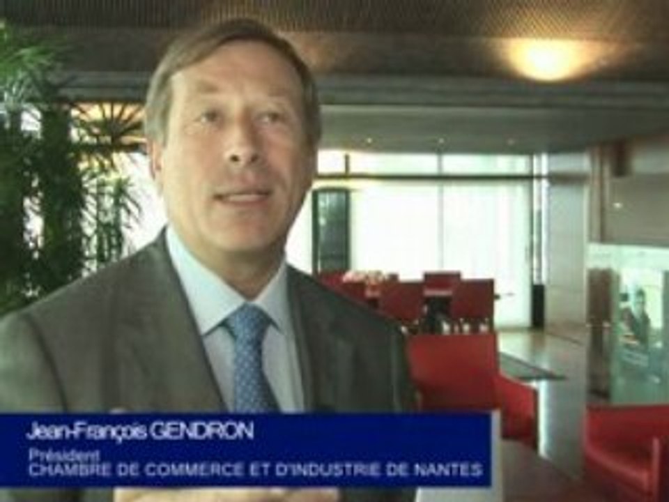 Jean-François Gendron, président de la CCI de Nantes