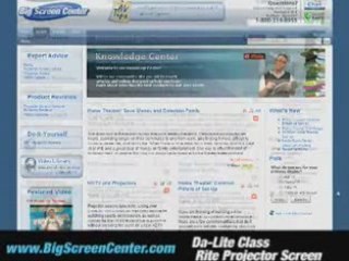 Da-Lite Class Rite Manual Projector Screen