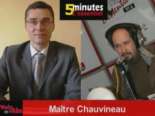 5 minutes l'essentiel Maitre Eric Chauvineau