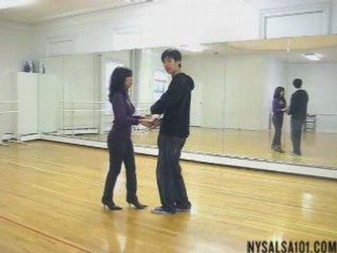 New York Salsa Lessons - The Cross Handed Turn