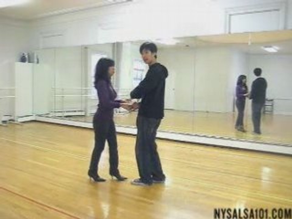 New York Salsa Lessons - The Cross Handed Turn