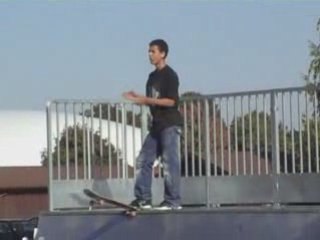 Casse d'un skateboard