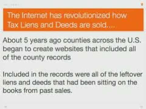 Tax Lien Foreclosures in 16 steps with Tax Lien Certificates