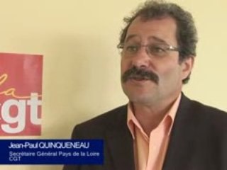 J-P Quinqueneau, secrétaire général Pays de la Loire, CGT