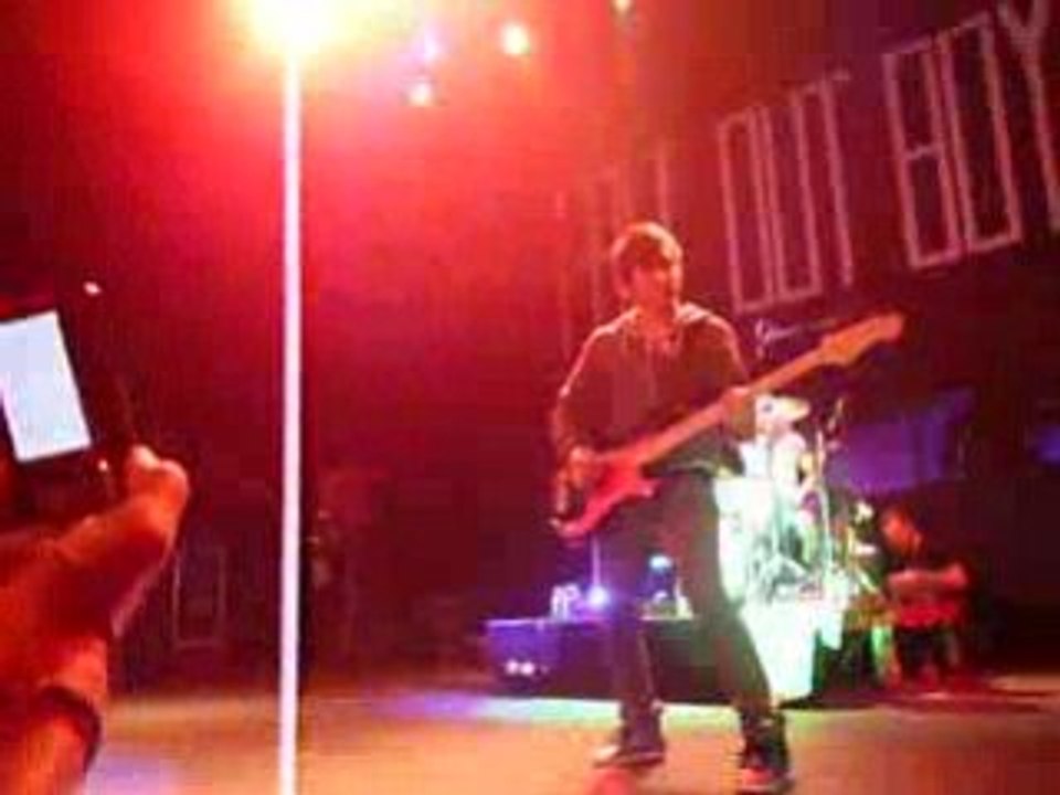 Fall Out Boy La cigale Paris 13 octobre 2008