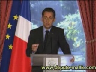 Conférence de presse de Nicolas Sarkozy le 13 octobre 2008