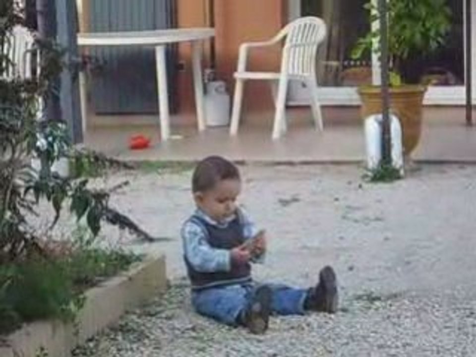 dans le jardin