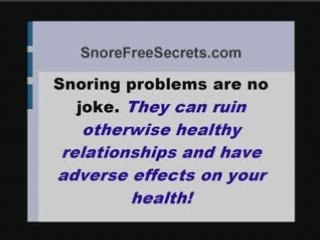 Stop Snoring naturally, snorefreesecrets.com