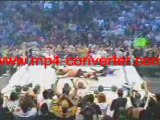 Brock Lesnar Suplexes Big Show Through The Ring