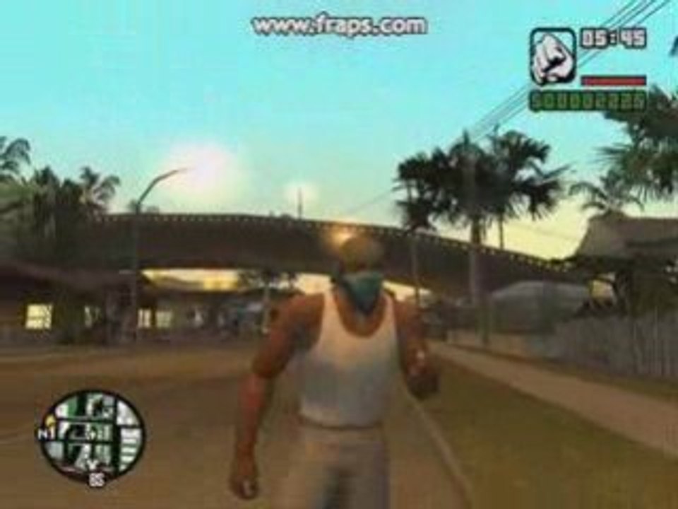 L'entrainement de CJ -GTA San Andréas-