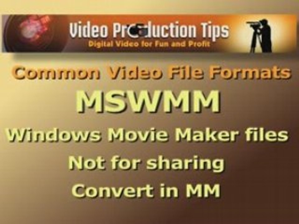 Video File Formats