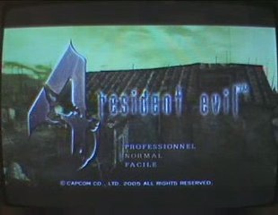 Videotest Resident Evil 4 (Gamecube)
