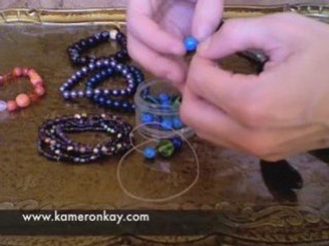 How to Make a Beaded Stretch Bracelet