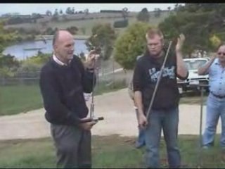 Penetrometer use to measure soil compaction