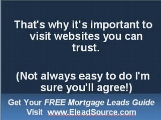 Internet Mortgage Leads