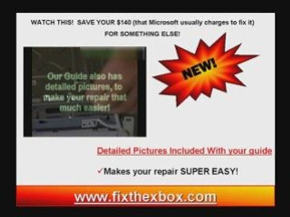 Fix Xbox 360 Red Light Error