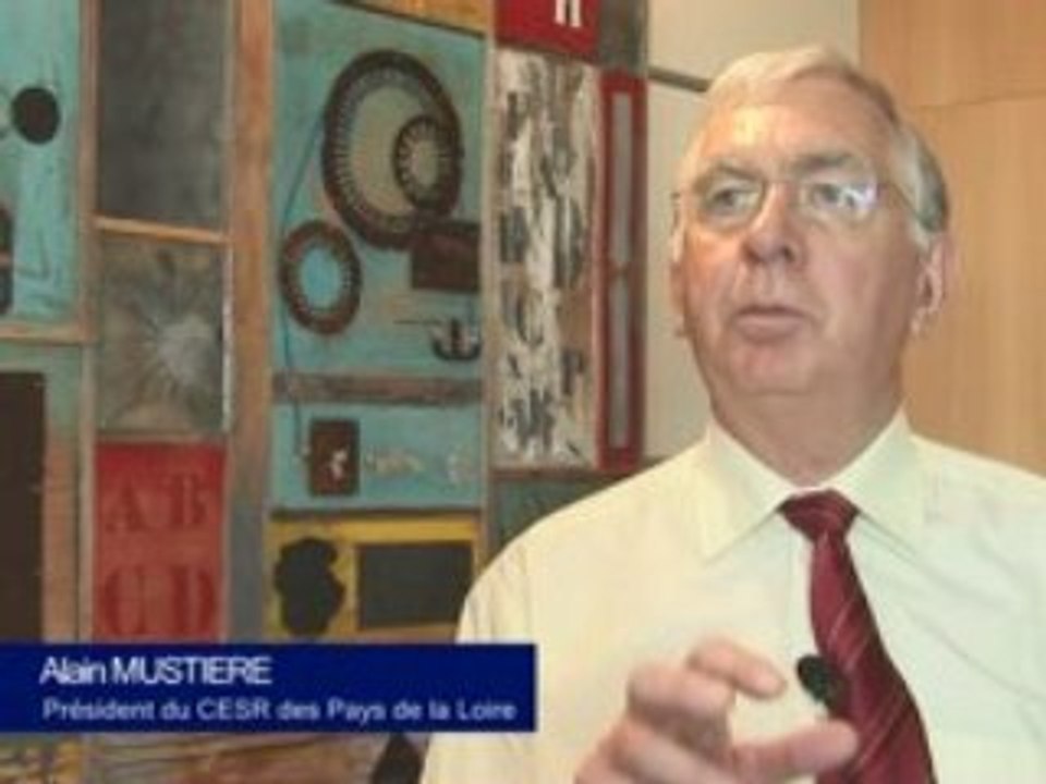 Alain Mustière, président du CESR des Pays de la Loire