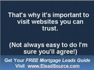 Internet Mortgage Leads