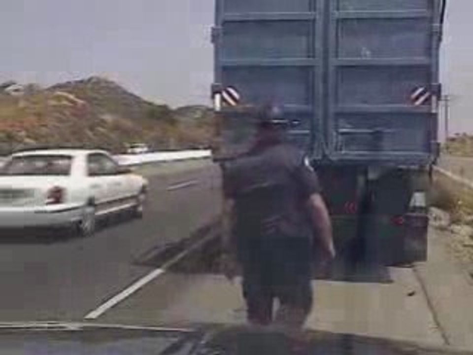 Policier chanceux