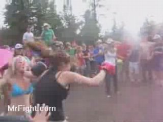 College Chicks Brawl