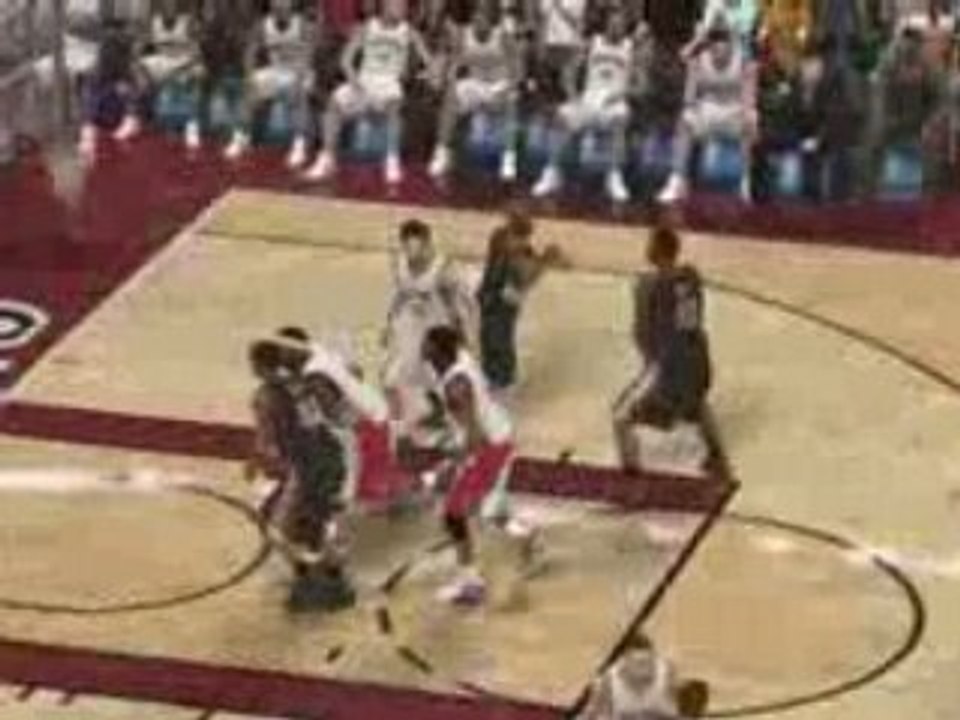 NBA 2K9 - Portland VS Toronto Raptors - Dunk Batum