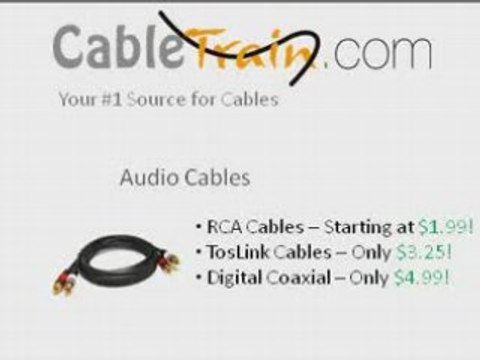 CableTrain.com - HDMI cables, Toslink Audio Cable, Cat 5e
