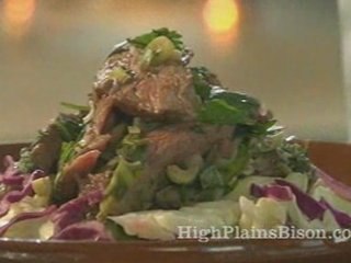 How to make Grilled Thai Bison Salad