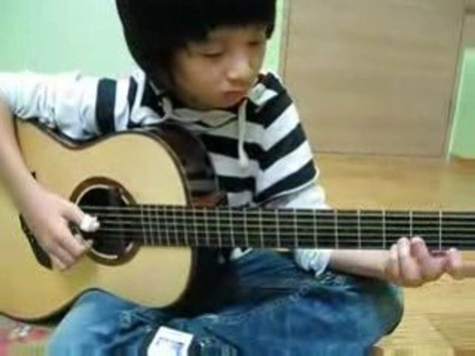 SungHa Jung Called Genius Kid Guitar Play