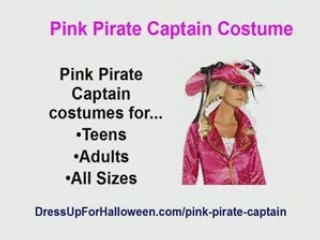 Pink Pirate Halloween Costume