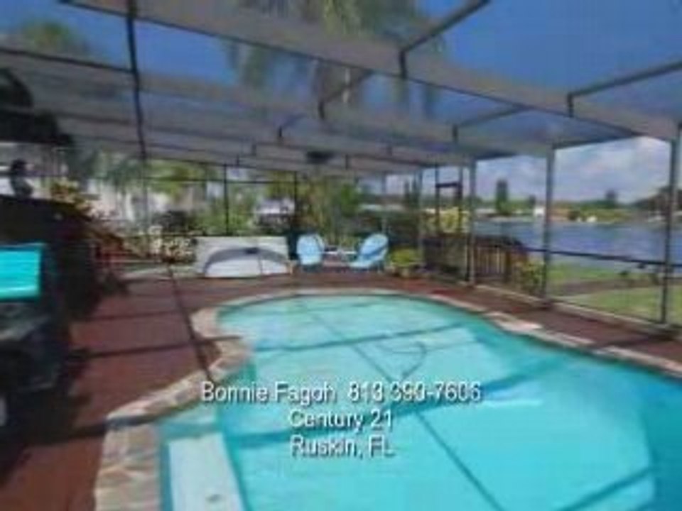 "Tampa Florida Waterfront Pool Home"