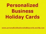 personalized business holiday cards