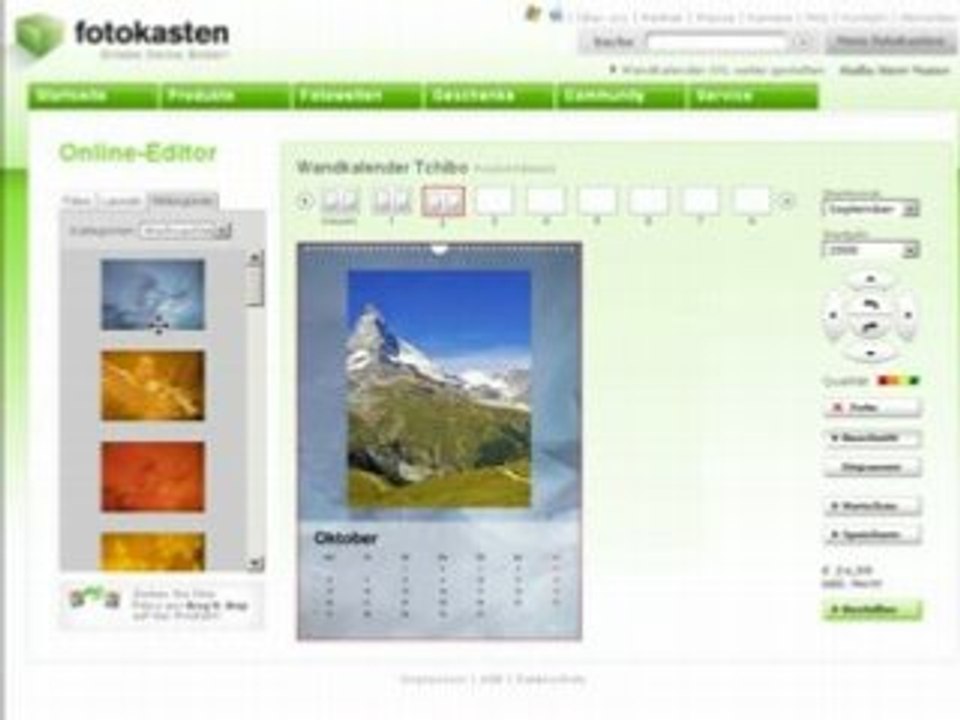 Tchibo-Kalender von fotokasten