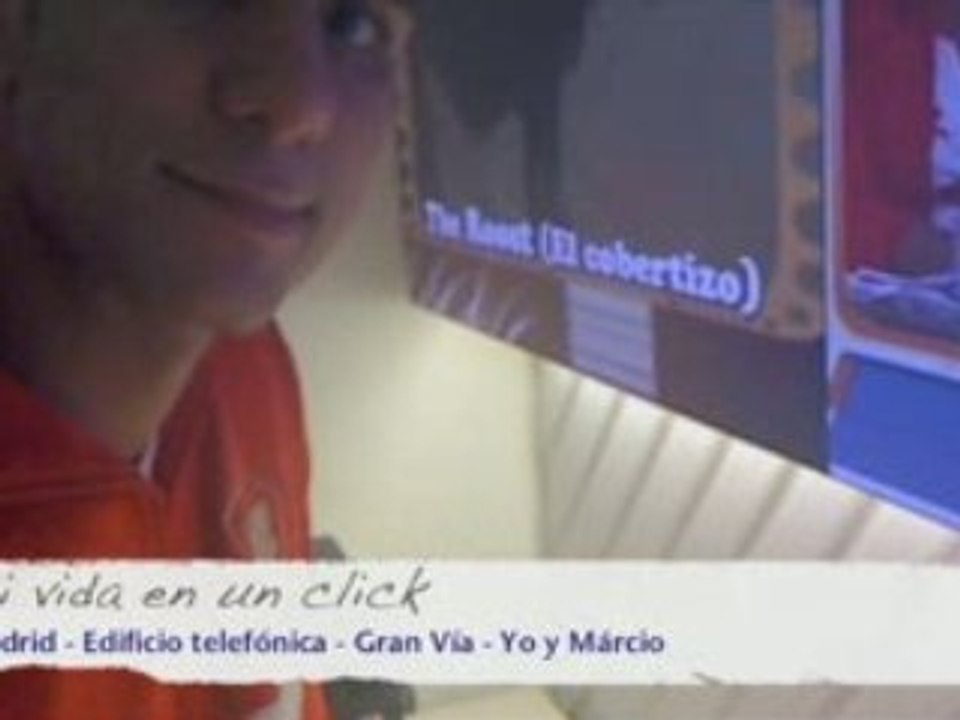 Madrid Edificio telefónica Márcio y yo Octubre 2008