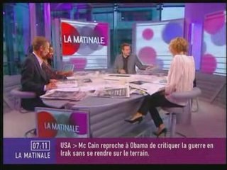 caroline Roux - La Matinale - 2008 partie 1/2