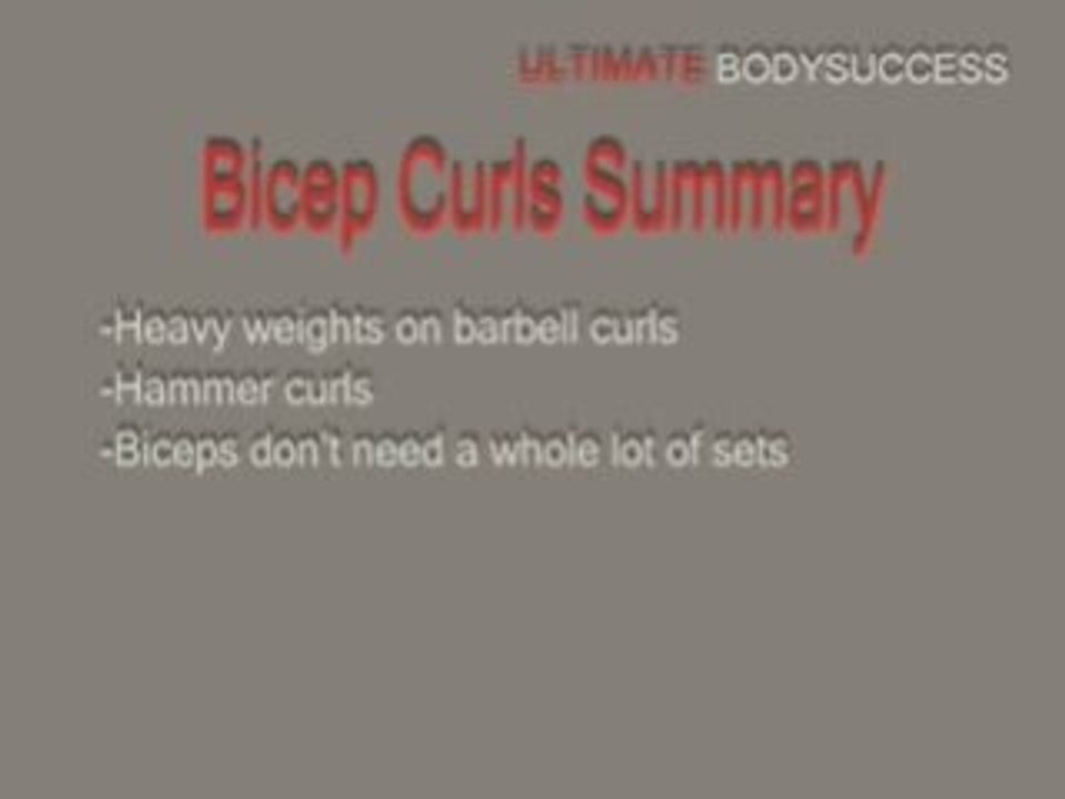 Grow Your Biceps Fast - Bicep Tips & Technique Training